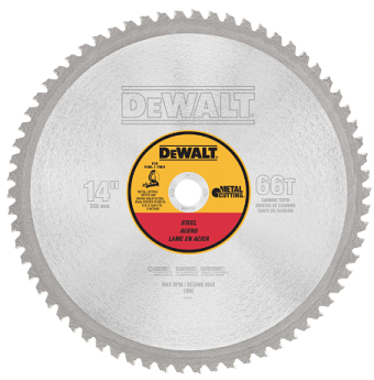 DeWalt 12" Light Gauge Ferrous Metal Circular Saw Blade - 1" Arbor