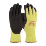 PIP PowerGrab™ KEV Thermo Yellow Seamless Knit Latex Coated MicroFinish Grip Acrylic/Kevlar Gloves