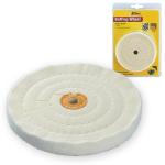 Ivy Classic 39121 6" White Buffing Wheel 1/2" Arbor