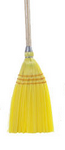 Magnolia Brush 3 Sew Plastic Upright Lobby Broom
