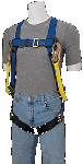 Gemtor VP101-2 Harness with Attached 100% Tie-Off Energy Absorbing Lanyard, 6 Ft