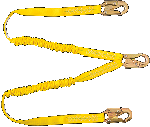 Gemtor D1101LY6 (2) Decelerator energy absorbing lanyards with #5155 locking snaphooks at each of the three ends. 6 ft.