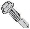 Unslotted Indented Hex Washer Head 410 Stainless Steel #4 Point Self Drilling Screws