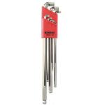Bondhus 16799, Set of 9 BriteGuard Plated Stubby Balldriver L-Wrenches 1.5mm to 10mm