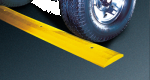 Checkers SB6DH 6 Ft Deluxe Speed Bump, Yellow (Concrete Mounting Hardware Included)