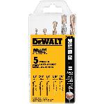 Dewalt DWA56015 5-Pc. Multi Material Set (1/8", 3/16", 1/4", 5/16", 3/8")