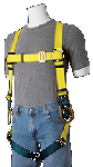 Gemtor 900H Lightweight, sub-pelvic, polyester full-body harness with hip D-rings