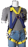 Gemtor 933 Harness Front D-ring Pass-Thru Buckles For Climbing, Positioning, Suspension or Rescue