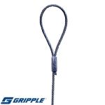 10 Ft: Gripple Black Line 90 Degree 1/4" Eyelet Hanger with Express Fasteners: No.2