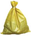 Polypropylene Woven Parts Bags, Yellow 6" x 8"