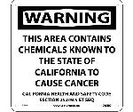 WARNING THIS AREA CONTAINS CHEMICALS CALIFORNIA  PROPOSITION 76