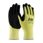 PIP G-Tek® KEV™ Yellow/Black 13 Gauge Seamless Knit Double Nitrile Coated MicroSurface Grip Kevlar Gloves - Medium Weight, A2
