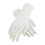 PIP CleanTeam® White 5mil. 12" Class 100 Finger Textured Grip Disposable Nitrile Gloves