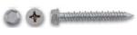 Powers 2503 3/16 x 3-1/4 Silver Perma-Seal Coated Screw Anchor, Phillips Flat Head