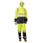 Radians FORTRESS™35 High Visibility Rainwear- Green Jacket