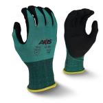 Radians AXIS™ Cut Protection Foam Nitrile Coated Glove-Green