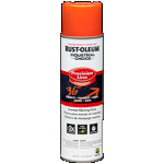 Rust-Oleum® Gloss Precision Line Marking Paint ALERT ORANGE (17 oz Aerosol)