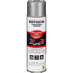 Rust-Oleum® Gloss Precision Line Marking Paint SILVER (16 oz Aerosol)