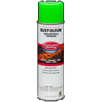 Rust-Oleum® Gloss Construction Marking Paint, Water Based FLUORESCENT GREEN (17 oz Aerosol)