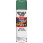 Rust-Oleum® Gloss Construction Marking Paint, Water Based SAFETY GREEN (17 oz Aerosol)