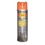 Rust-Oleum® Gloss Fluorescent Orange Inverted Marking Paint 15 oz Aerosol