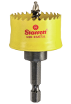 Starrett 5/8" Smoothcut Hole Saw Assembly for Battery Operated Power Tools (16mm)