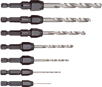 Most Commonly available sizes of drill bits