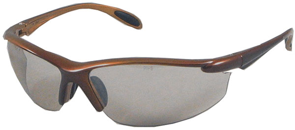 Dentec Safety Catalina™ Brown ANSI/CSA Lens & Brown Metallic Frame w/ Paddle Temples Safety Glasses - 12/Box