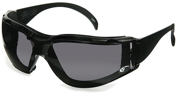 Dentec Safety CeeTec™ DX Gray Anti-Fog ANSI/CSA Lens Foam Insert Black Frame Safety Glasses - 12/Box