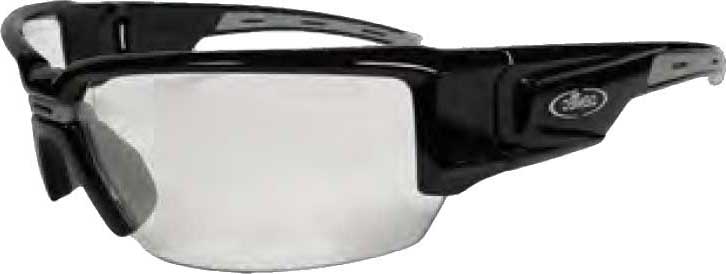 Dentec Safety Hartley™ Clear ANSI/CSA Lens Black Frame Safety Glasses - 12/Box