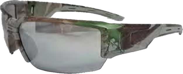 Dentec Safety Hartley™ Smoke Mirror ANSI/CSA Lens Camo Frame Safety Glasses - 12/Box