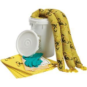 SPC® Brightsorb Hi-Vis Chemical 6.5 gal Bucket Spill Kit