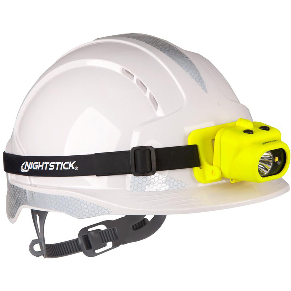 Nightstick Intrinsically Safe Dual-Light Headlamp Kit w/Zero-Band Mount Rechargeable