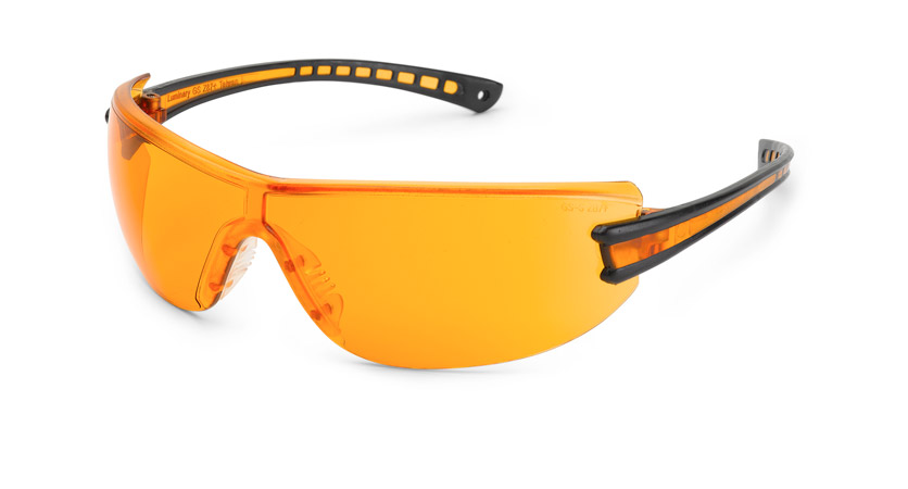 Gateway Safety Luminary™ Orange Lens Black Temple Safety Glasses - 10 Pack