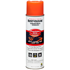 Rust-Oleum® Gloss Precision Line Marking Paint ALERT ORANGE (17 oz Aerosol)