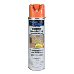 Rust-Oleum® Gloss Precision Line Inverted Marking Chalk APWA ORANGE (17 oz Aerosol)