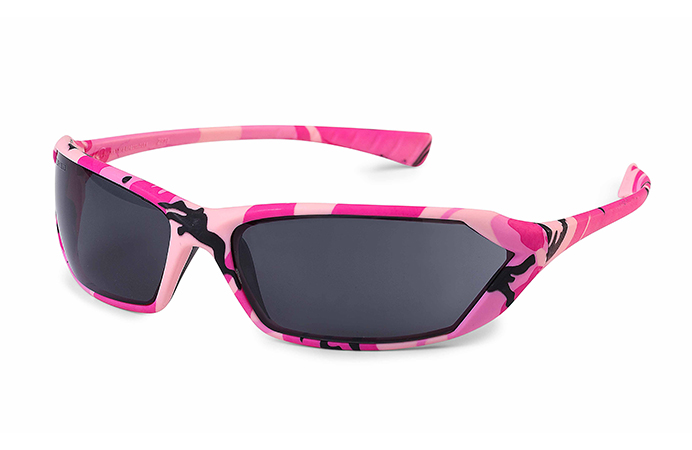 Gateway Safety GirlzGear® Gray Lens Pink Camo Frame Safety Glasses - 10 Pack