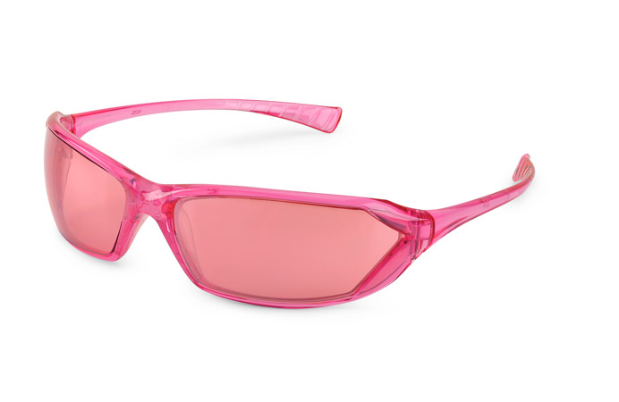 Gateway Safety GirlzGear® Pink Mirror Lens Pink Frame Safety Glasses - 10 Pack