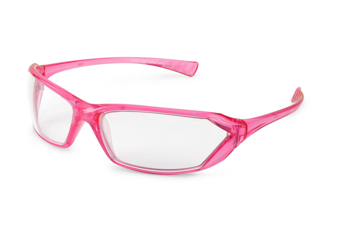 Gateway Safety GirlzGear® Clear Lens Pink Frame Safety Glasses - 10 Pack