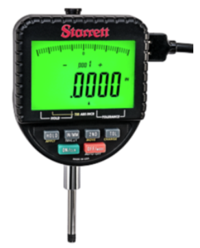 Starrett 1"/25mm Range 0.0001"/0.002mm Res. Backlight Electronic Indicator