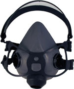 Dentec Safety Comfort Air Series 300 Thermoplastic Facepiece Assembly Half Mask Respirator