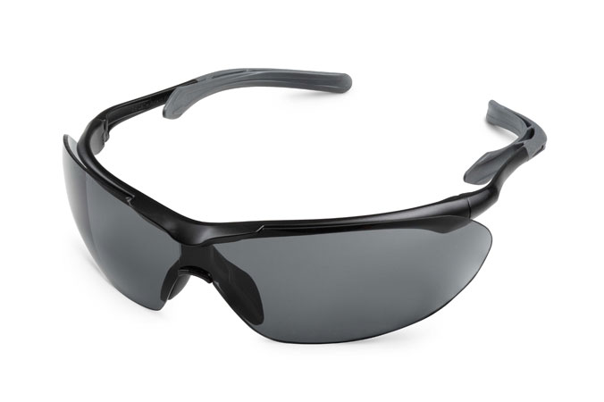 Gateway Safety Flight™ Gray Lens & Temple Black Frame Safety Glasses - 10 Pack
