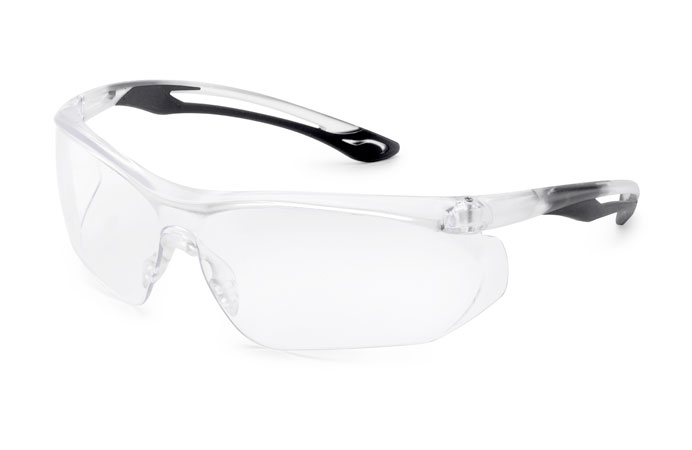 Gateway Safety Parallax™ Clear Lens & Temple Black Flex Safety Glasses - 10 Pack