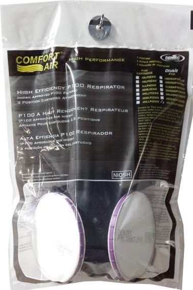 Dentec Safety Diskit® P100 Complete Elastomeric Half Mask Respirator - Display Bag