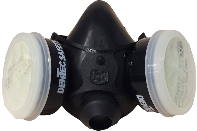 Dentec Safety Comfort Air Series 400 Elastomeric Facepiece Assembly Half Mask Respirator