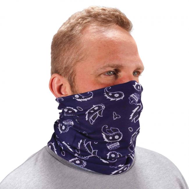 Ergodyne Chill-Its® Navy Western Multi-Use Face Mask