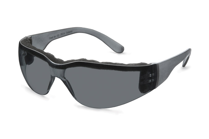 Gateway Safety StarLite® FOAM Gray Anti-Fog Foam Lens Black Temple Safety Glasses - 10 Pack