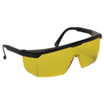 Gateway Safety Strobe™ Amber Lens Black Frame Safety Glasses - 10 Pack