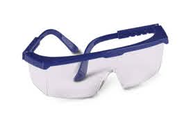 Gateway Safety Strobe™ Clear FX2 Anti-Fog Lens Blue Frame Safety Glasses - 10 Pack