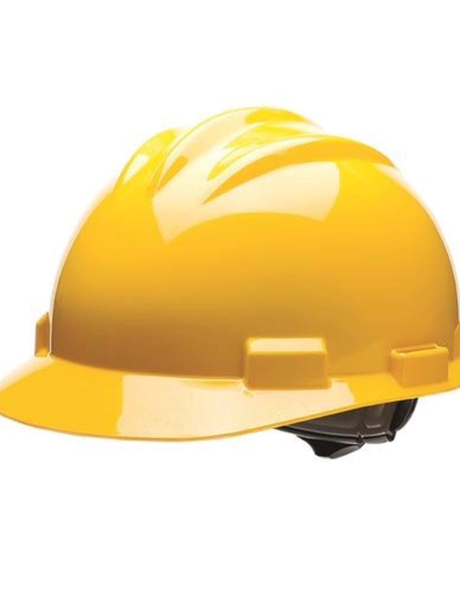 Gateway Safety Standard Yellow Shell Ratchet Adjustment Suspension Hard Hat  - 10 Pack